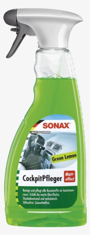Sonax Cockpit Spray Matt Effect Green Lemon - Sonax Cockpit Spray Matt Effect Green Lemon 16.9 Fl.