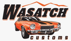 Wasatch Customs Logo - Classic Car Restoration Shop Logo