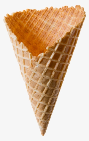 Large Waffle Cone - Ice Cream Cone Waffle Png