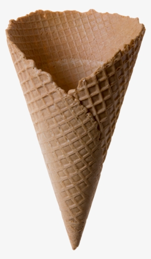 Large Waffle Cone - Waffle Cone Png