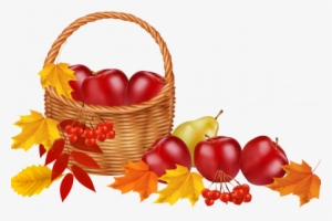 Fall Basket Clip Art Flowers - Free Clip Art Autumn
