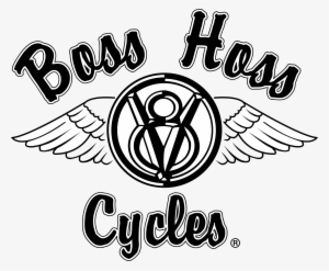 Texaco Logo Black And White - Boss Hoss Cycles Logo