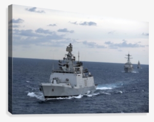 The Indian Navy Frigate Ins Satpura Is Underway With - Poster: Images' The Indian Navy Frigate Ins Satpura