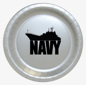 Click For Larger Picture Of Us Navy Ship Silver Dinner - Us Navy Party Supplies