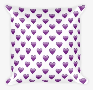 Purple Heart-just Emoji - Fried Shrimp Emoji Pillow