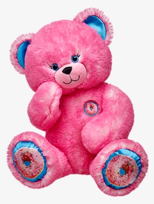 Teddy Bear Pink Png - Build A Bear Donut Bear