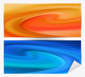 Two Wave Soft Pastel Abstract Backgrounds For Design - Modern Art