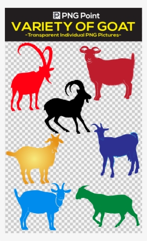 Silhouettes Images, Icons And Clip Arts Of Variety - Goat