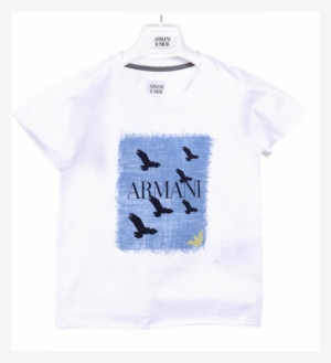 Armani Junior Bird Logo - T-shirt