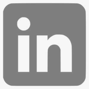 Linkedin - Linkedin Logo Grey Png