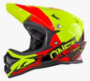 Oneal Backflip Helmet Bout Black/neon - Full Face Helmet Bmx