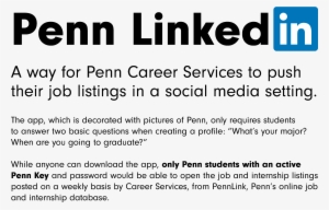 Penn Students Now Have Their Own Customized Linkedin - Follow Us On Linkedin Png
