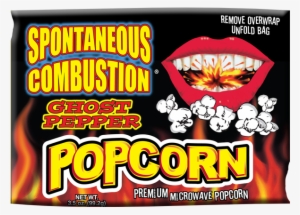 Spontaneous Combustion Ghost Pepper Popcorn - Ass Kickin Ak847 3.5 Oz Sriracha Microwave Popcorn
