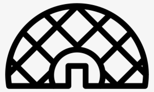Kopuła Geodezyjna Icon - Vector Graphics