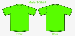 T-shirts - Plain Neon Green T Shirt