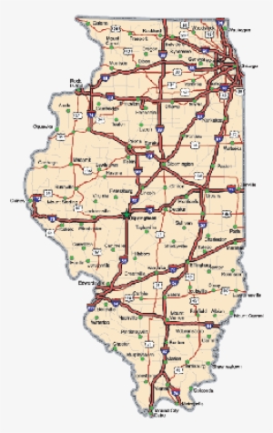 Map Clipart Illinois - Illinois Map Clip Art