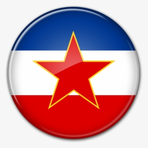 Download Round Flag Yugoslavia In Png Format With Transparent - Yugoslavia Flag