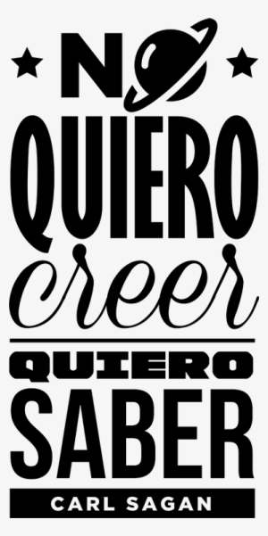 Vinilo Frases Célebres Carl Sagan - Collègue Super