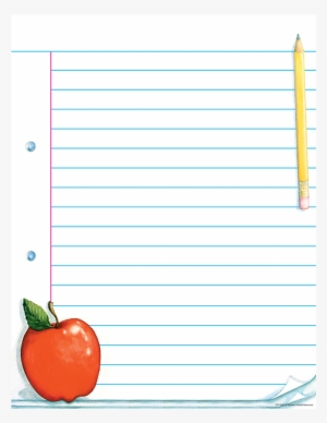 Tcr7683 Notepad Paper Lined Chart Image - Teacher Created Resources Note Pad Paper Lined Chart