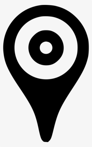 Gps Locate Map Marker Navigate Navigation Pin Plan - Navigator Icon Black And White