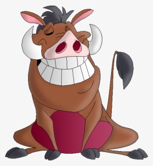 pumbaa flashes a grin ps d by ldejruff - portable network graphics
