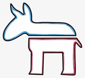 Us Democratic Party Donkey - Donkey