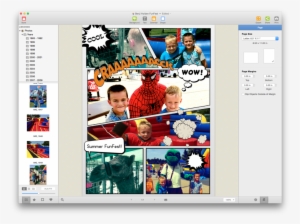 Picture Collage Maker 3 Includes Several Comic Book-themed - Free Collage Maker