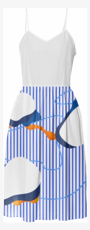 Blue Stripe Summer Dress $125 - Pattern