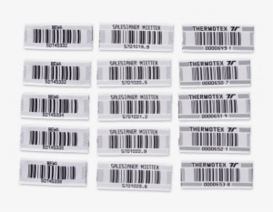 Sew-on Woven Barcode Labels - Barcode