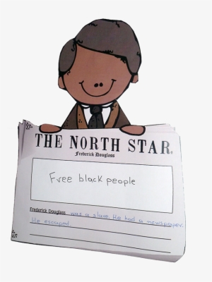 Frederick Douglass Craftivity From My Black History - Cartoon