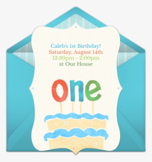 First Birthday Cake Online Invitation - Free Online Invitations 1st Birthday Girl