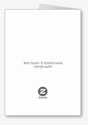 Ruby Tuesday By Elizabeth Austin Greeting Card - Ideal Logic Combi 24