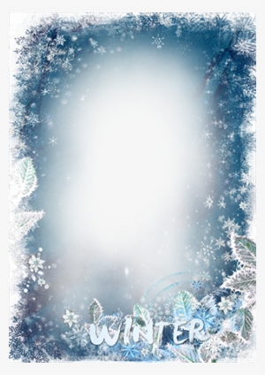 Winter Frost On Your Window - Зимние Рамки Для Фотошопа