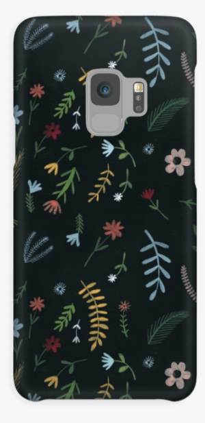 Flowers In The Dark Case Galaxy S9 - Iphone X