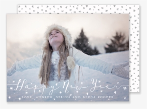 Starry New Year Card - Insta Captions For Winter