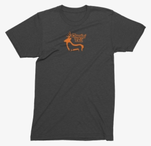 closeout mule deer logo tee - immigrants we get the job done shirt hamilton