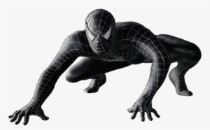 Peter Parker And Venom (symbiote) From Spider Man 3 - Black Spider Man Png