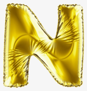 Golden Party Font - Balloon