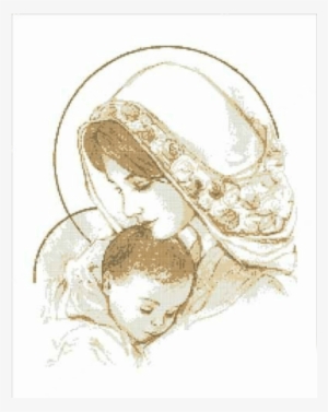 Virgen Maria Con Bebe Jesus - Sketches Of Mother Mary