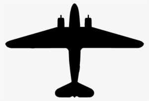 Top View Wingspan - Vietnam War Plane Silhouette