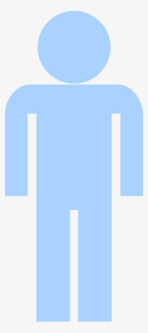 Man Icon Symbol Blue Png - Clip Art