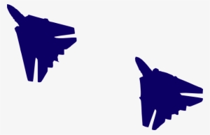 Fighter Plane F16 - F 14 Tomcat Silhouette