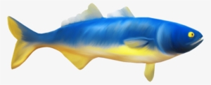 Beautiful Fish Clipart, Blue Yellow Fish Clipart - Fish