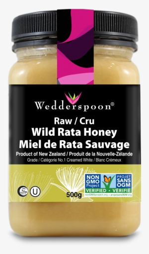 Raw Organic Rare Rata Honey - Wedderspoon 100% Raw Rata Honey 500g