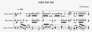 Rata Tat Tat Sheet Music Composed By Tj Beardslee 1 - Sheet Music