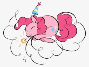 Luckylines, Fireworks, Hat, Party Hat, Pinkie Pie, - Illustration