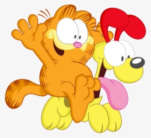 Garfield And Odie Color Outlines - Color Is Garfield