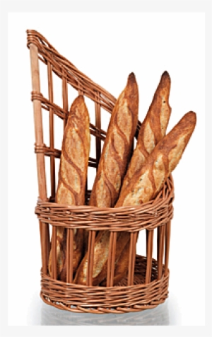 Matfer 573421 11" Round Wicker Bread Basket - Bread Display Basket