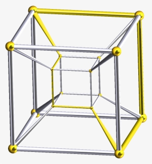 Skew Octagon In Tesseract - 4th Dimension Tesseract