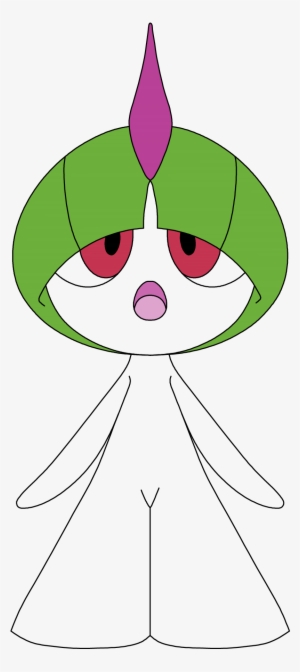 How To Draw Pokemon Ralts Done And Colored - Illustration